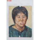 JVZD150114157金鸿钧之子、当代著名工笔画家 金瑞（1973-）人物布面油画作品一幅 （尺寸26*19cm）