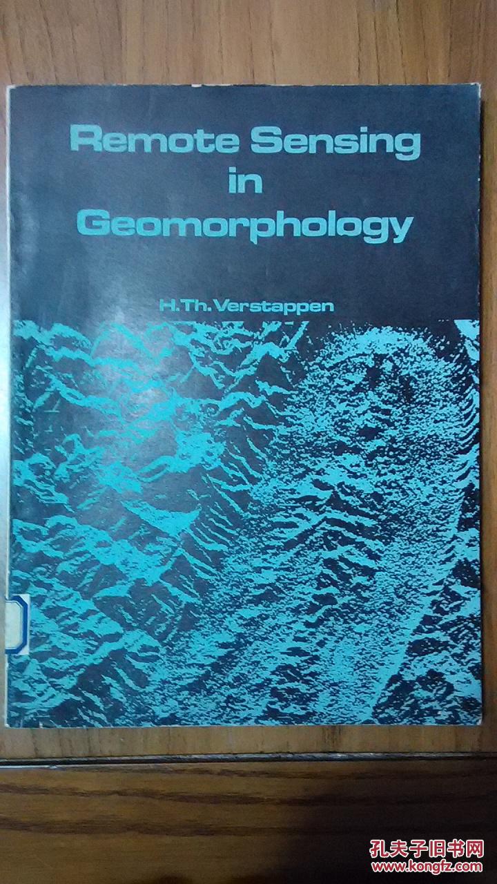 [英文原版影印]Remote Sensing in Geomorphology 遥感在地貌学中的应用（平装）