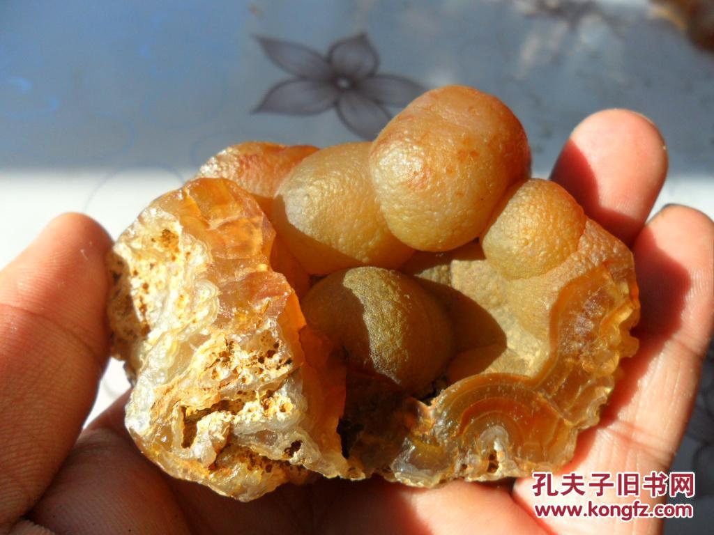 【图】奇石玛瑙摆件雕料形状独特镇宅宝石重量总200克--独特的蛋蛋,拍