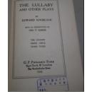 老版外文 The Lullaby And Other Plays By Edward Knob【 爱德华旋钮的摇篮曲和其他戏剧 精装 有印章】