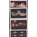 工业博览会，日本老明信片四张，其中一张为朝鲜馆，另一张为台湾馆