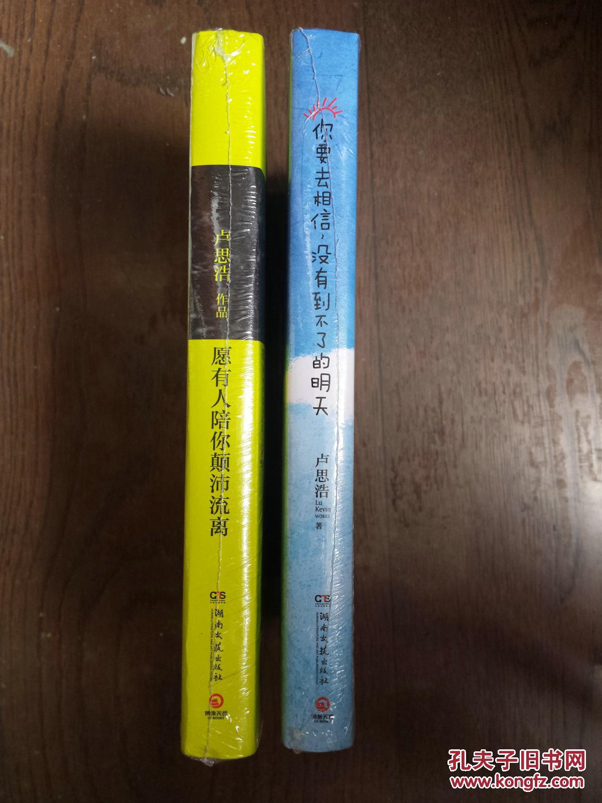 愿有人陪你颠沛流离、你要去相信，没有到不了的明天（全新未拆封，两册合售）