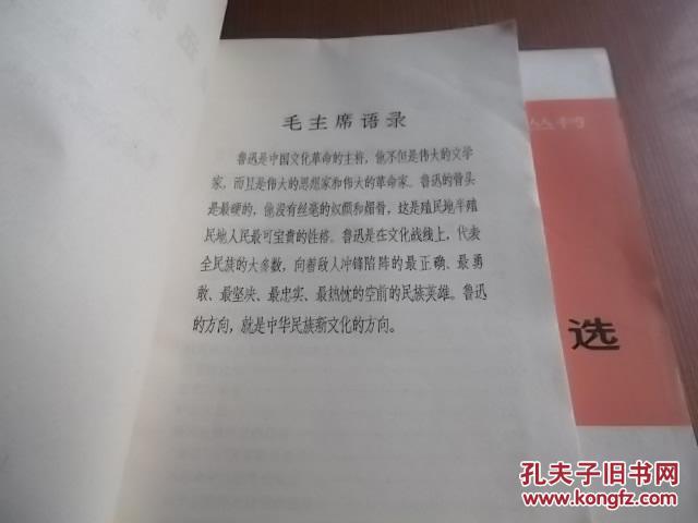 青年自学丛书 鲁迅杂文选 上、下