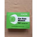 TOYOTA Flat Rate Manual 1981  PASSENGER CARS