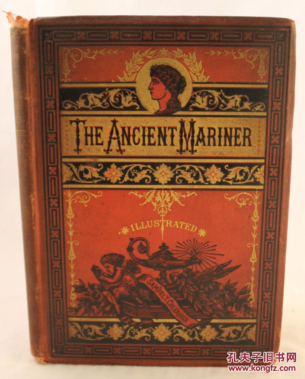 1890年纽约出版英国浪漫主义诗人塞缪尔·泰勒·柯尔律治作品 《古舟子咏 》古斯塔夫多雷的53幅板画插图