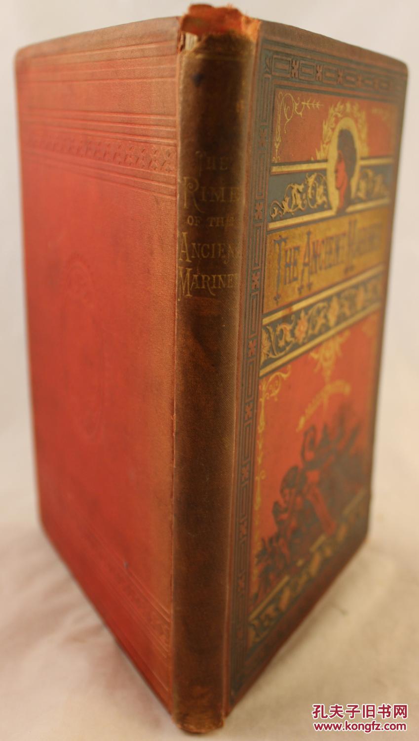 1890年纽约出版英国浪漫主义诗人塞缪尔·泰勒·柯尔律治作品 《古舟子咏 》古斯塔夫多雷的53幅板画插图