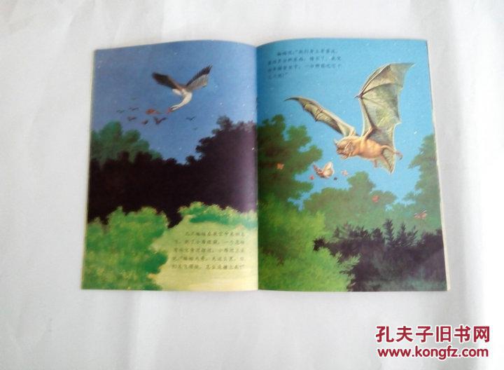 小雁夜行记(彩色连环画1991年1版1印26000册)一版一印