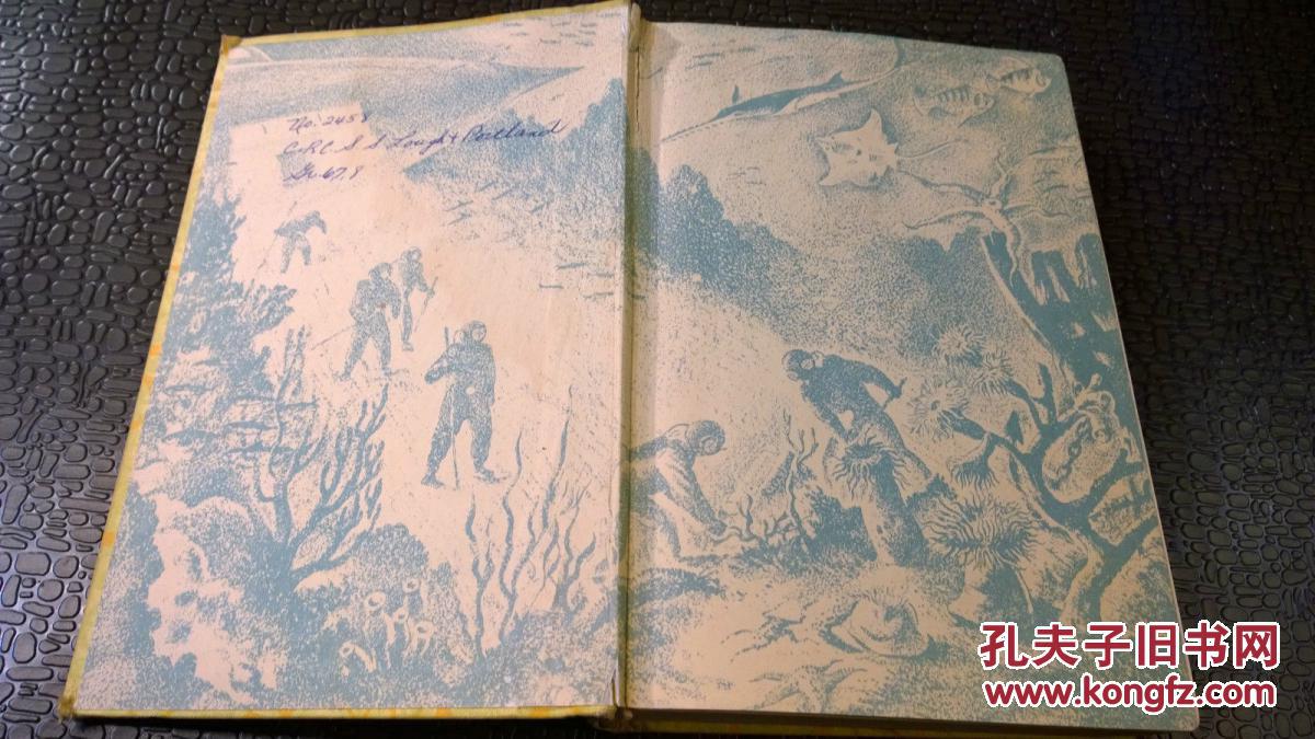 名著， 凡尔纳作品1967年纽约出版《 海底两万里》 插图版，精装 24开