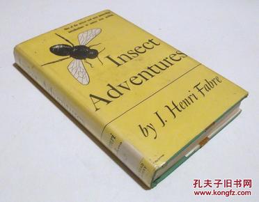 1961年纽约出版，法国昆虫学家法布尔著《昆虫记》大量图片，精准24开287 页