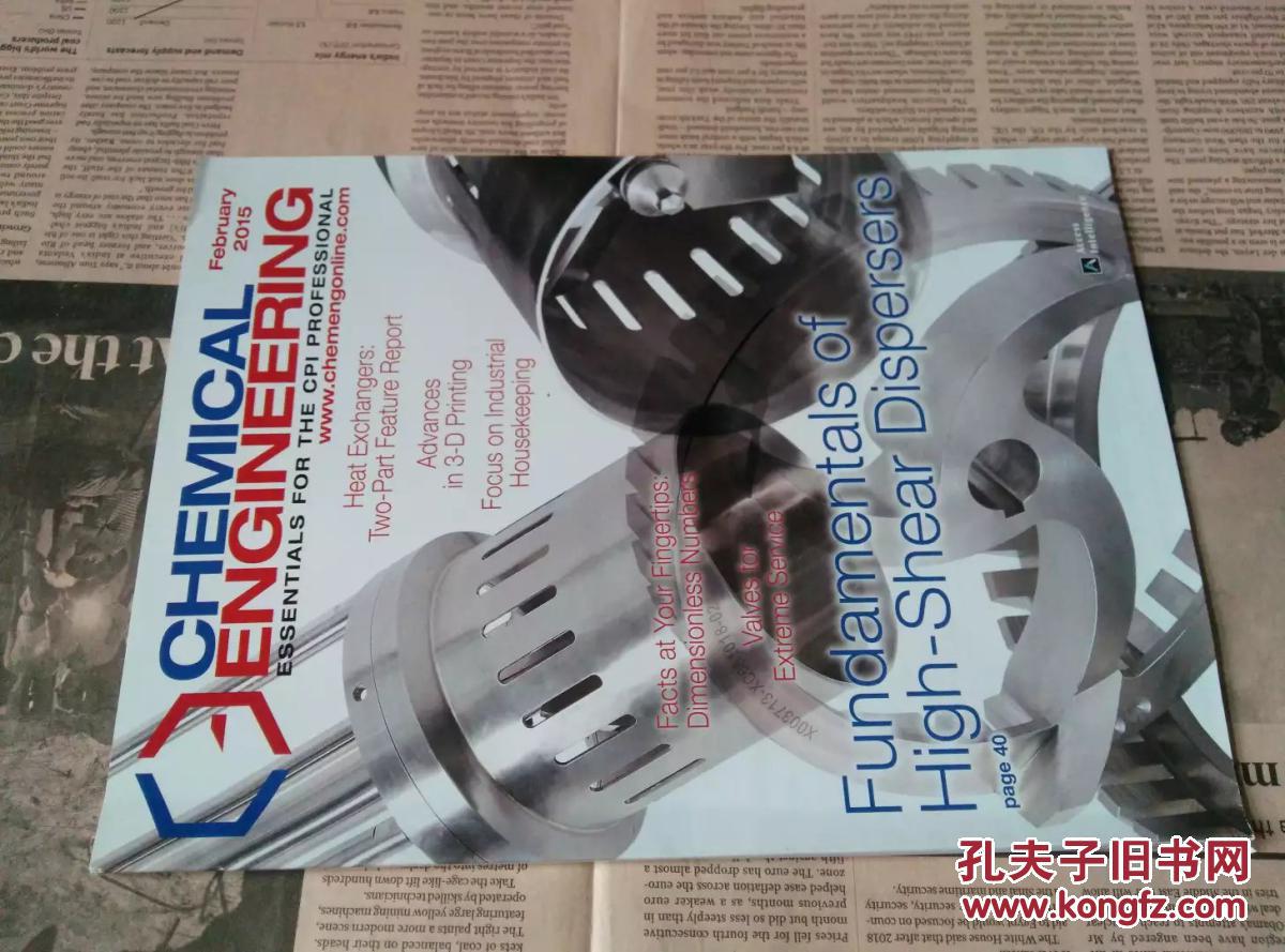 Chemical Engineering, Essentials for the CPI Professional化学工程英文原版学术论文期刊杂志2015/02