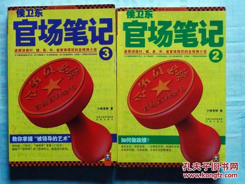 侯卫东官场笔记5：逐层讲透村、镇、县、市、省官场现状的自传体小说