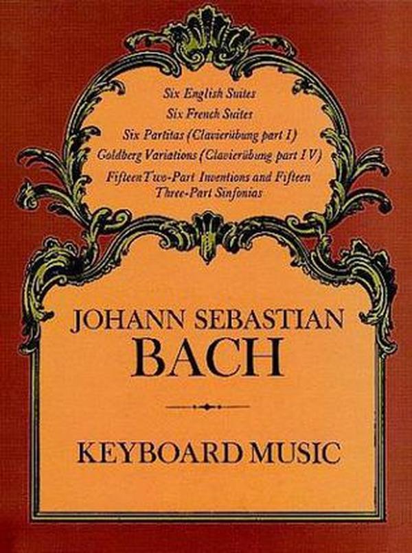 琴乐 巴赫Keyboard Music(Johann Sebastian Bach)英文原版乐谱琴谱