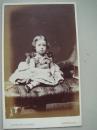 CDV老照片，约1860至1900年,英格兰诺威治Sawyer照相馆 儿童肖像，尺寸10x6cm，好品，CDV042
