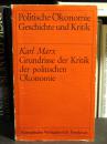 德文原版马克思 《资本论初稿/政治经济学批评大纲》 Karl Marx: Grundrisse der Kritik der politischen Ökonomie. Rohentwurf 1857