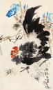 著名花鸟画家 萧朗 大吉图立轴