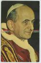 1964年意大利罗马天主教保罗二世实寄明信片一张