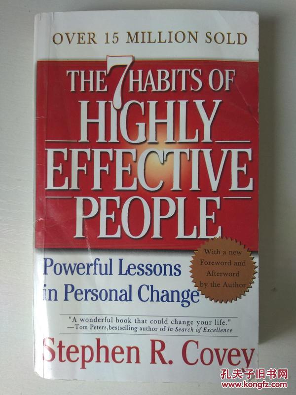 英文原版 The 7 Habits of Highly Effective People