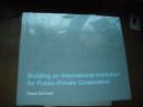 Building an lnternational lnstitution for Public-Private Cooperation