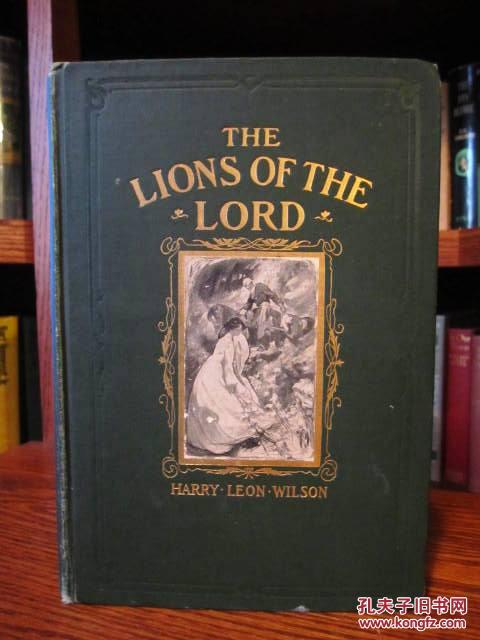 签名限量版《上帝的狮子》Rose Cecil O'Neill版画插图，1903年出版，精装24开