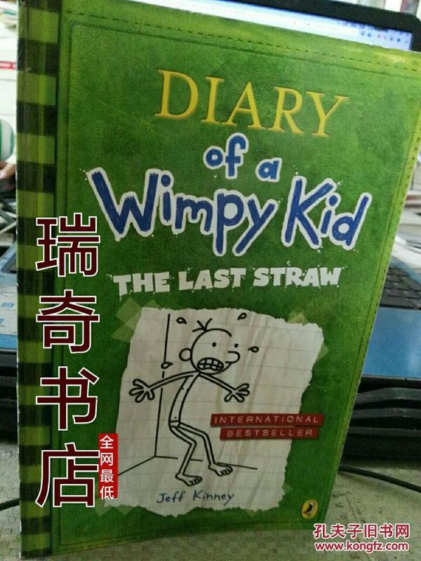 Diary of a Wimpy Kid #3: The Last Straw [平装]  [小屁孩日记3：救命稻草]   内容无笔记