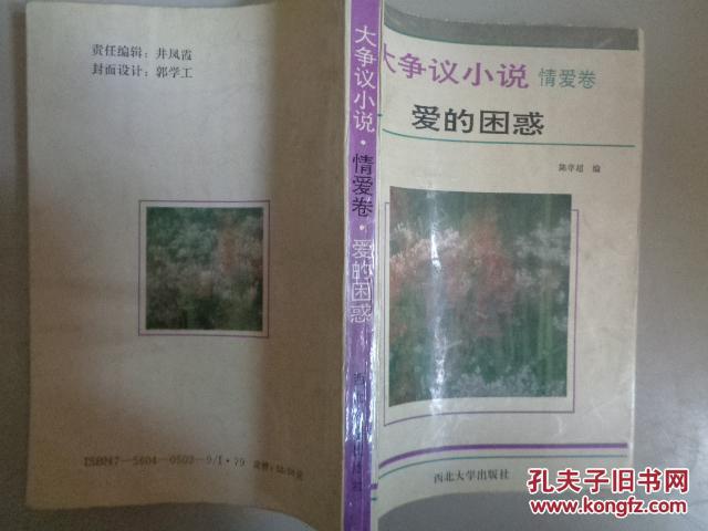 大争议小说情爱卷 爱的困惑