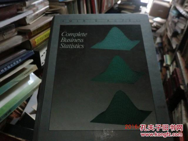 英文原版：Complete Business Statistics