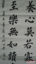 辛已（2001）年“老书法家刘鸣九对联书法