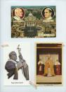 各个时期天主教宗教教会明信片一组共计11张--主教领袖，仪式等。