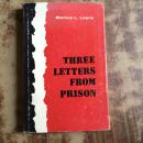 three letters from prison（英文精装原版）