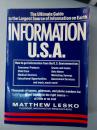 [英文原版]Information U.S.A.(Penguin Handbooks) 美国政府情报指南（平装）