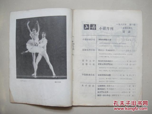 山丹小说月刊 1986年第1期总96期