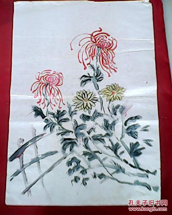 宣纸原画：秋菊