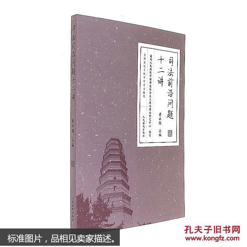 司法前沿问题十二讲（前书皮有划痕，不妨碍阅读）