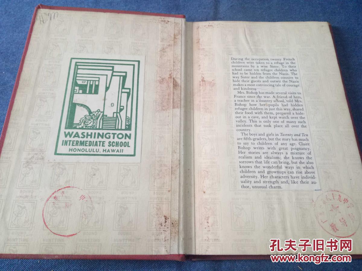 英文儿童书儿童读物《twenty and ten 》1册全  图多