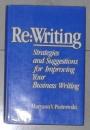 英文原版 Re: Writing : Strategies and Suggestions for Improving Your Business Writing