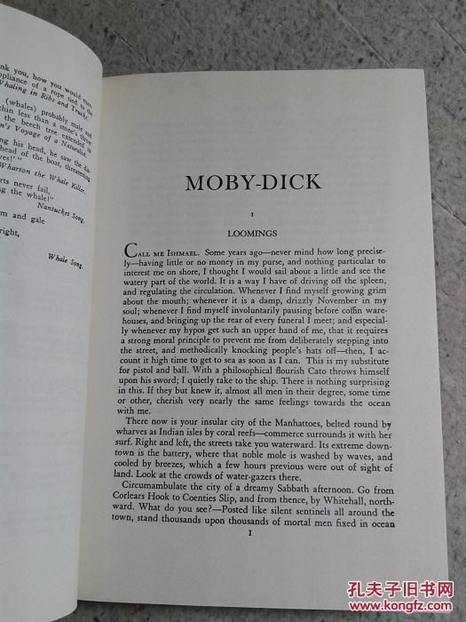 Moby-Dick 白鲸 美国经典文学  英文原版 精装正版