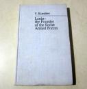 Lenin- the Founder of the Soviet Armed Forces 前苏联1977年出版的英文书籍 列宁——苏联军队的创始人  布纹面硬皮精装  二手书籍卖出不退不换