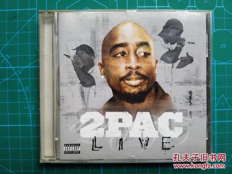 欧版CD 2Pac 图派克 LIVE