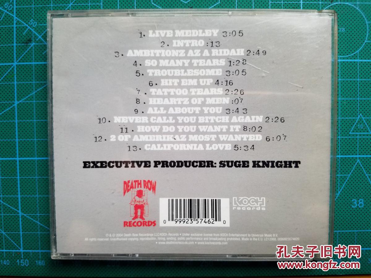 点击查看原图 欧版CD 2Pac 图派克 LIVE