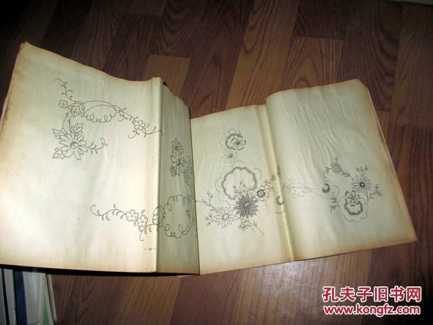 刺绣图案集      王桂荣，李桂芝编绘     1984年一版一印