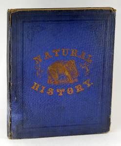 非常珍稀罕见【 自然历史：图鉴动物】32幅全页彩色木雕版画，皮面16开