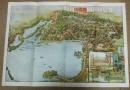 1954年北京颐和园万寿山鸟瞰（近全新2开大图————)