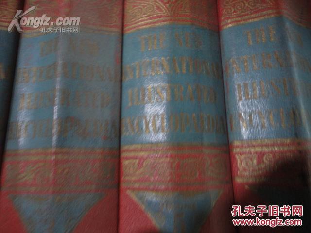 THE NEW INTERNATIONAL ILLUSTRATED ENCYCLOPAEDIA(新插图国际百科全书)【1—6卷全，精装本，馆藏】1954英文原版