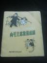 《向毛主席汇报成绩》（1959年一版一印 插图本 50开）馆藏品好