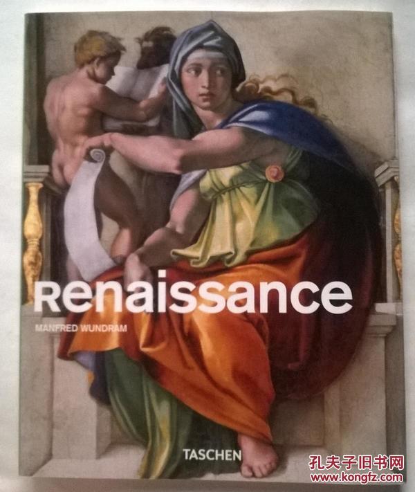 RENAISSANCE      全铜版纸画册   印有30多幅文艺复兴时的世界名画