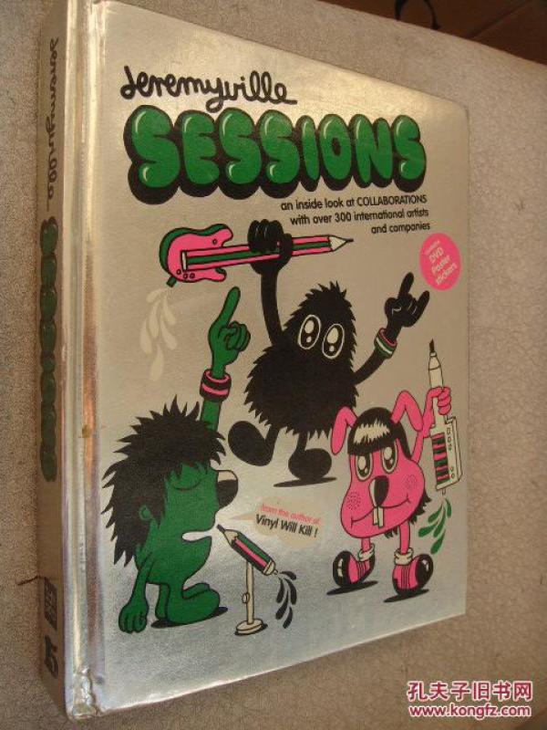 JEREMYVILLE SESSIONS:an inside look at collaborations with over 300 international artists.精装艺术书+光盘
