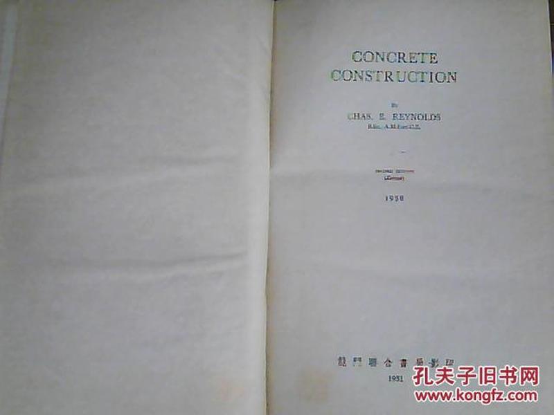 CONCRETE CONSTRUCTION