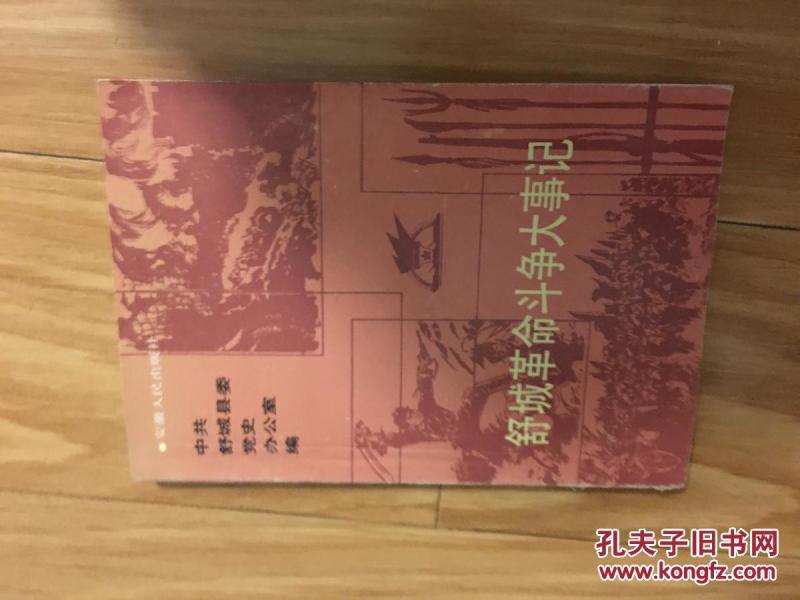 《舒城县革命斗争大事记》（印量少！）