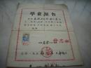 1959年河南省【密县老砦小学】毕业证书！37/29厘米