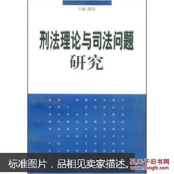 刑法理论与司法问题研究